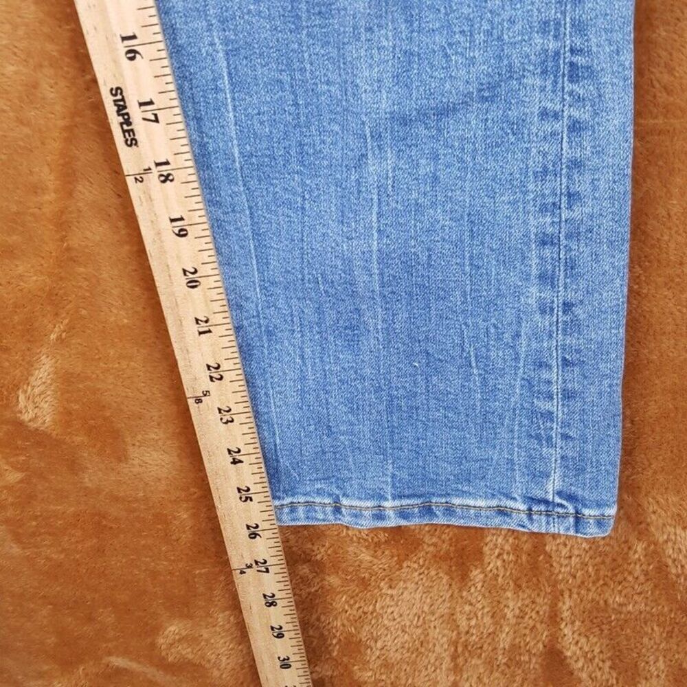 BOYISH Womens Jeans Size 24 Medium Wash High Rise Crop Flare Distressed BRADY - Picture 8 of 12